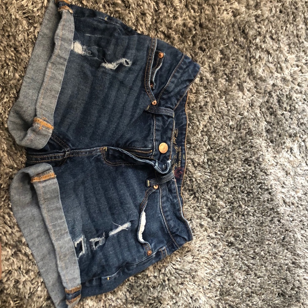 Denim shorts